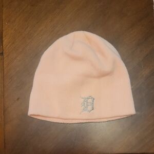 Women/Girls Pink Detroit Tigers Logo Beanie